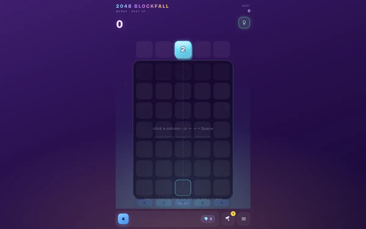 2048 Blockfall — spadające bloki do łączenia