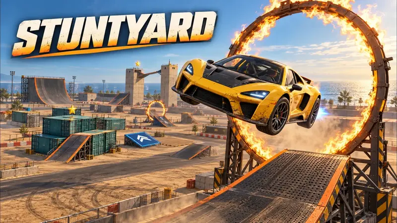 STUNTYARD: gra w przeglądarce zrobiona w Klyo Studio